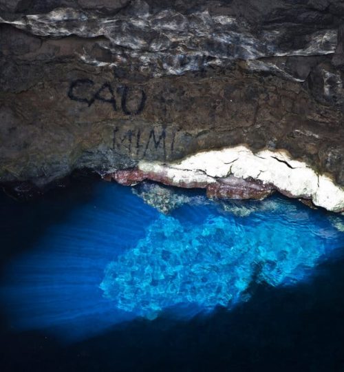 olho azul buracona ilha sal